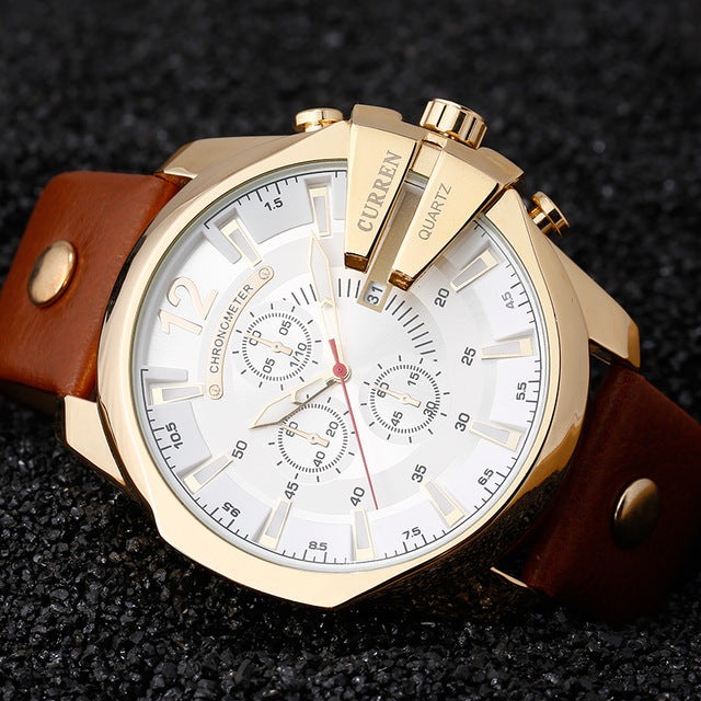 Relogio Golden Men's Wristwatch