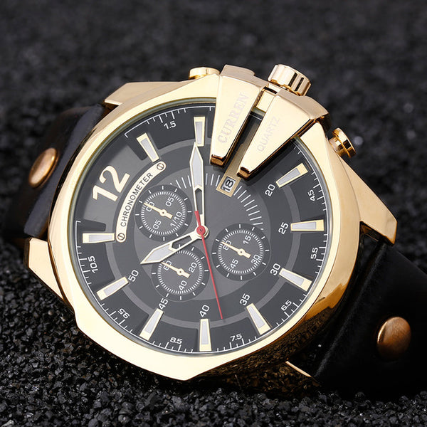Relogio Golden Men's Wristwatch