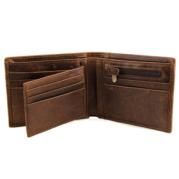 Crazy Horse Leather Wallet